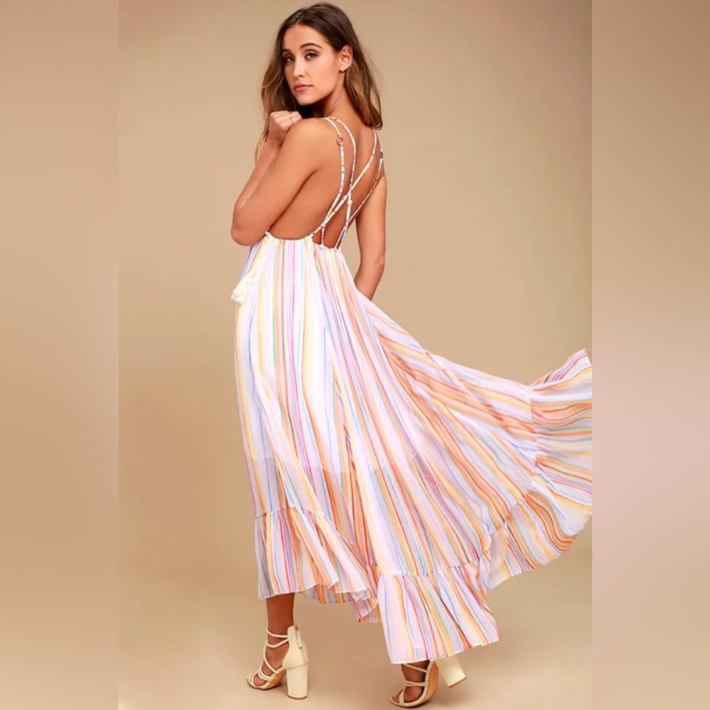Free People Chiffon Maxi Dress